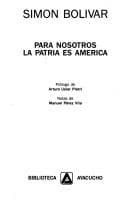 Tapa de Para nosotros la patria es América