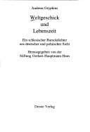 Tapa de Weltgeschick und Lebenszeit