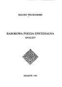Tapa de Barokowa poezja epicedialna