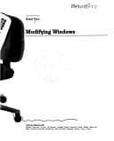 Tapa de Modifying Windows