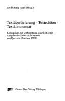 Tapa de Textüberlieferung, Textedition, Textkommentar
