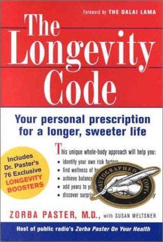 Tapa de The longevity code