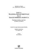 Tapa de Dalla tragedia rinascimentale alla tragicommedia barocca