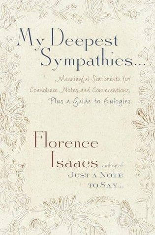 Tapa de My deepest sympathies