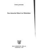 Tapa de Das deutsche Rätsel im Mittelalter