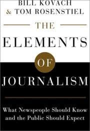 Tapa de The Elements of Journalism