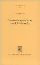 Tapa de Privatrechtsgestaltung durch Hoheitsakt