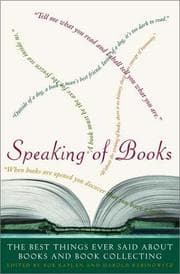 Tapa de Speaking of Books