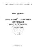 Tapa de Działalność Lwowskiej Centralnej Rady Narodowej