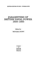 Tapa de Parameters Of British Naval Power, 1650-1850 (University of Exeter Press - Exeter Maritime Studies)