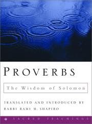 Tapa de Proverbs