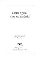 Tapa de Cultura regional y apertura económica