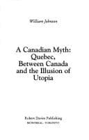 Tapa de A Canadian myth