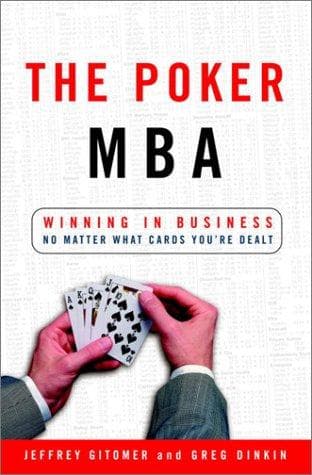Tapa de The poker MBA