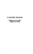 Tapa de L' affaire Zéghar