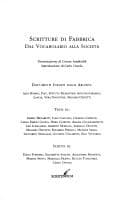 Tapa de Scritture di fabbrica