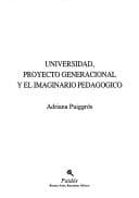 Tapa de Universidad, proyecto generacional y el imaginario pedagógico