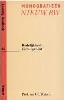 Tapa de Redelijkheid en billijkheid