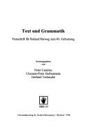 Tapa de Text und Grammatik