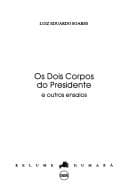 Tapa de Os dois corpos do presidente
