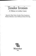 Tapa de Tender ironies, a tribute to Lothar Lutze