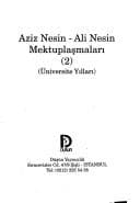 Tapa de Aziz Nesin-Ali Nesin mektuplaşmaları