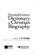 Tapa de Twentieth-Century Dictionary of Christian Biography
