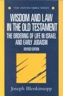 Tapa de Wisdom and law in the Old Testament