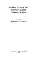 Tapa de Banking, currency, and finance in Europe between the wars