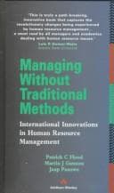 Tapa de Managing without traditional methods