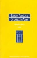 Tapa de Economic perspectives on affirmative action