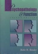 Tapa de Psychopathology and function