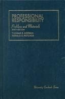 Tapa de Problems and materials on professional responsibility