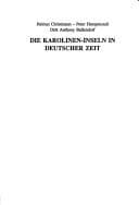 Tapa de Die Karolinen-Inseln in deutscher Zeit