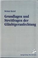 Tapa de Grundlagen und Streitfragen der Gläubigeranfechtung