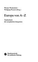 Tapa de Europa von A-Z