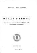Tapa de Obraz i słowo