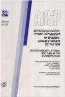 Tapa de Biotechnologie, Ethik und Recht im wissenschaftlichen Zeitalter