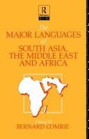 Tapa de The Major languages of South Asia, the Middle East, and Africa