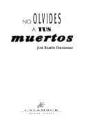 Tapa de No olvides a tus muertos