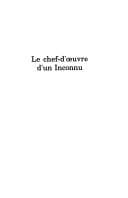 Tapa de Le chef-d'œuvre d'un inconnu