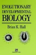 Tapa de Evolutionary developmental biology