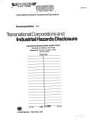 Tapa de Transnational corporations and industrial hazards disclosure