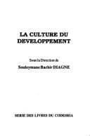 Tapa de La Culture du développement