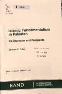 Tapa de Islamic fundamentalism in Pakistan