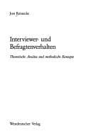 Tapa de Interviewer- und Befragtenverhalten