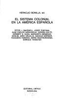 Tapa de El Sistema colonial en la América española