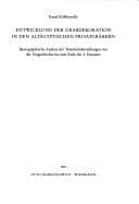 Tapa de Studien zur Lehre für Merikare