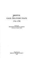 Tapa de Bristol Gaol Delivery Fiats, 1741-1799