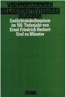 Tapa de Ernst Friedrich Herbert Graf zu Münster